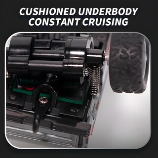 Foto 4 | Foto 4 | Rc Monster Truck Flashstar Mini A Escala 1:64 Con Luces De Color Naranja - Venta Internacional.