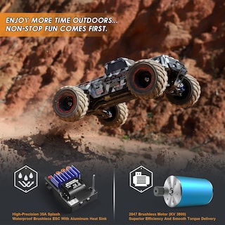 Foto 5 | Foto 5 | Coche Rc Haiboxing 903a A Escala 1/12, Sin Escobillas, 4x4, 55 Km/h, Velocidad - Venta Internacional.