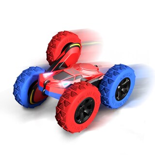 Foto 5 | Foto 5 | Control Remoto RC Stunt Car Threeking Doble Cara Rojo y Azul - Venta Internacional