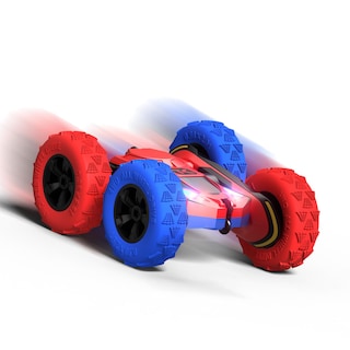 Foto 6 | Foto 6 | Control Remoto RC Stunt Car Threeking Doble Cara Rojo y Azul - Venta Internacional
