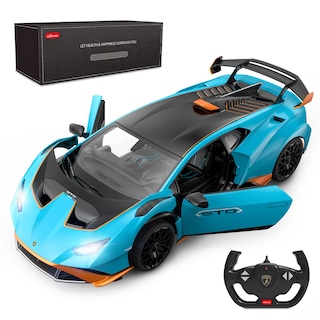 Foto 1 | Foto 1 | Coche A Control Remoto Rastar Lamborghini Huracán Sto 1/14 Blue - Venta Internacional.