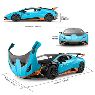 Foto 4 | Foto 4 | Coche A Control Remoto Rastar Lamborghini Huracán Sto 1/14 Blue - Venta Internacional.