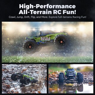 Foto 3 | Foto 3 | Camión Rc Bezgar Hp161s 1:16 4x4 Rtr Sin Escobillas, Velocidad De 68 Km/h - Venta Internacional.