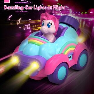 Foto 6 | Foto 6 | Coche Rc Lehoo Castle Unicorn Recargable Para Niñas De 2 A 4 Años - Venta Internacional.