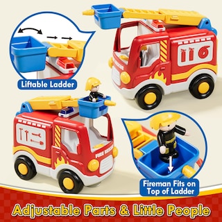 Foto 3 | Foto 3 | Coche A Control Remoto Lehoo Castle Fire Truck Police Durante Más De 3 Años - Venta Internacional.
