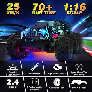 Foto 4 | Foto 4 | Coche De Control Remoto Bluejay 2.4 Ghz De Alta Velocidad Rc Truck Kids - Venta Internacional.