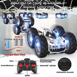Foto 4 | Foto 4 | Auto A Control Remoto Wupuaait Para Niños Rc Stunt 1:24 4-7 Años - Venta Internacional.
