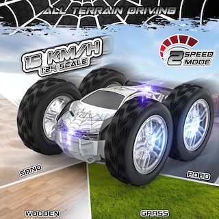 Foto 5 | Foto 5 | Auto A Control Remoto Wupuaait Para Niños Rc Stunt 1:24 4-7 Años - Venta Internacional.