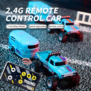 Foto 2 | Foto 2 | Control Remoto Rc Monster Truck Mini A Escala 1:64 Con Luces De 2,4 Ghz - Venta Internacional.