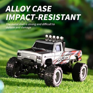 Foto 3 | Foto 3 | Control Remoto Rc Monster Truck Mini A Escala 1:64 Con Luces De 2,4 Ghz - Venta Internacional.