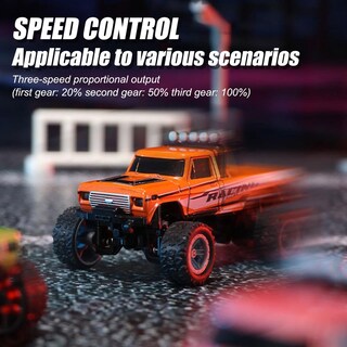 Foto 6 | Foto 6 | Rc Monster Truck Mini A Escala 1:64 Con Mando A Distancia Para Remolque - Venta Internacional.