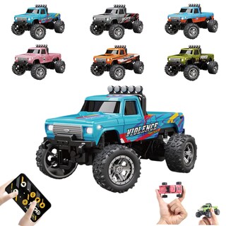 Foto 1 | Foto 1 | Control Remoto Rc Monster Truck Mini A Escala 1:64 Con Luces De 2,4 Ghz - Venta Internacional.