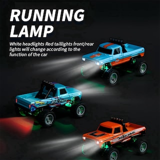 Foto 4 | Foto 4 | Mini Monster Truck Rc A Escala 1/64 Con Control Remoto De Luces - Venta Internacional.