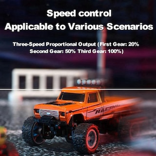Foto 5 | Foto 5 | Mini Monster Truck Rc A Escala 1/64 Con Control Remoto De Luces - Venta Internacional.