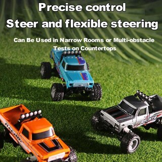 Foto 7 | Foto 7 | Mini Monster Truck Rc A Escala 1/64 Con Luces Y Mando A Distancia De 2,4 Ghz - Venta Internacional.