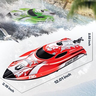 Foto 5 | Foto 5 | Rc Boat Bezgar Tx126 Rojo Para Niños Y Adultos Con Batería De 700 Mah - Venta Internacional.