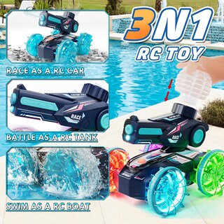Foto 2 | Foto 2 | Coche Rc Lehoo Castle Amphibious 4wd Con Pistola De Agua Para Niños De 8 A 12 Años - Venta Internacional.
