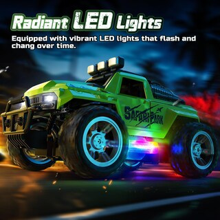 Foto 2 | Foto 2 | Coche Rc Deerc A Escala 1:18 Con Niebla Antiniebla Y Luces Led, 2 Baterías - Venta Internacional.