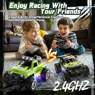 Foto 5 | Foto 5 | Coche Rc Deerc A Escala 1:18 Con Niebla Antiniebla Y Luces Led, 2 Baterías - Venta Internacional.