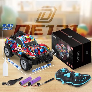 Foto 7 | Foto 7 | Pulverizador Rc Truck Deerc Con Música Y Luces Led, 2,4 Ghz, 40 Minutos - Venta Internacional.