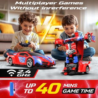 Foto 5 | Foto 5 | Coche Rc De Juguete Deerc Spider Transform Robot 1:18 Para Niños De 3 A 12 Años - Venta Internacional.