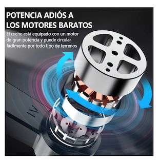 Foto 4 | Foto 4 | Carro Control Remoto Belug Recargable Para Niños, Negro