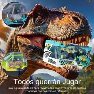 Foto 3 | Foto 3 | Coche Recargable Jurassic World A Control Remoto Todas Las Direcciones Rgb
