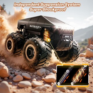 Foto 2 | Foto 2 | Rc Car Hometall Monster Truck 4wd Impermeable A Escala 1:16 Para Niños - Venta Internacional.