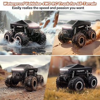 Foto 7 | Foto 7 | Rc Car Hometall Monster Truck 4wd Impermeable A Escala 1:16 Para Niños - Venta Internacional.