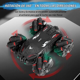 Foto 5 | Foto 5 | Carro de Control Remoto Lab.G Recargable Negro y Rojo