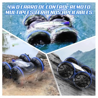 Foto 5 | Foto 5 | Autos A Control Remoto 4pz Belug Negro Azul