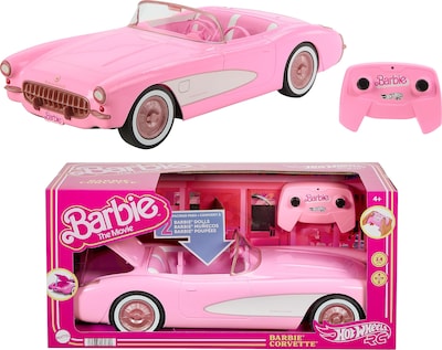 Foto 1 | Foto 1 | Coche De Juguete Hot Wheels Barbie Rc Corvette Con Control Remoto - Venta Internacional.