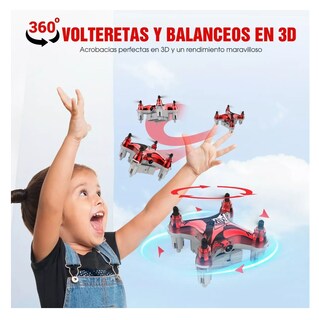 Foto 5 | Foto 5 | Mini Drone Para Niños Principiantes Lab.g 2.4ghz Rc Quadcopter Rojo