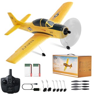 Foto 1 | Foto 1 | Entrenador Rc Plane Vevor T28 De 2,4 Ghz Y 4 Canales Con Estabilizador Giroscópico De 6 Ejes - Venta Internacional.