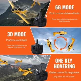Foto 3 | Foto 3 | Entrenador Rc Plane Vevor T28 De 2,4 Ghz Y 4 Canales Con Estabilizador Giroscópico De 6 Ejes - Venta Internacional.