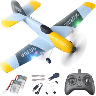 Foto 1 | Foto 1 | Rc Plane Bezgar De 3 Canales Para Niños Con Control Remoto Giroscópico De 6 Ejes - Venta Internacional.