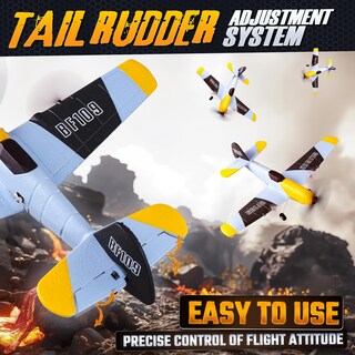 Foto 6 | Foto 6 | Rc Plane Bezgar De 3 Canales Para Niños Con Control Remoto Giroscópico De 6 Ejes - Venta Internacional.