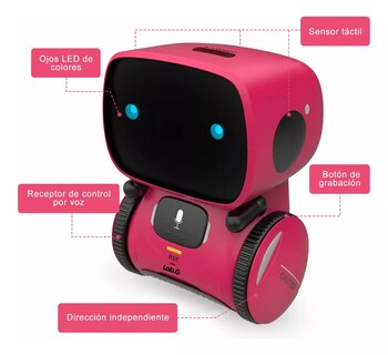 Foto 5 | Foto 5 | Robot Juguetes Inteligente Lab.G Control Táctil Rojo
