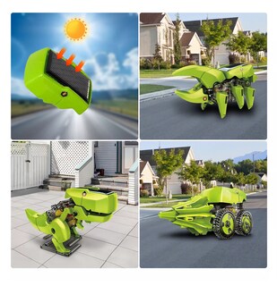 Foto 4 | Foto 4 | Dinosaurio Robot Solar Juguetes Verde