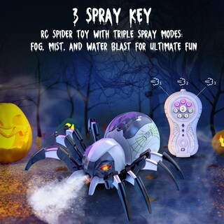 Foto 5 | Foto 5 | Robot Realista Spider Deerc Con Control Remoto Con Aerosol Y Luces - Venta Internacional.