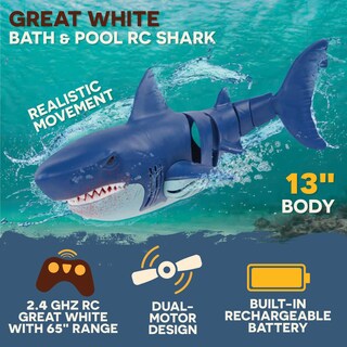 Foto 2 | Foto 2 | Control Remoto Shark Toy Terra De Battat Para Niños Mayores De 6 Años - Venta Internacional.