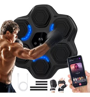 Foto 1 | Foto 1 | Maquina De Boxeo Juego Portátil Con Música Y Guantes Bluetooth