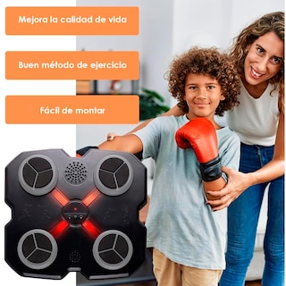 Foto 5 | Foto 5 | Máquina De Boxeo Musical Inteligente De Pared , Luces Led Y Carga Usb – Entrenamiento En Casa Y Gimnasio