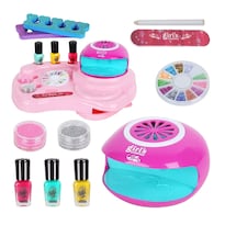 Kit De Maquillaje Belleza De Uñas Regalo Juguetes Para Niñas Rosa
