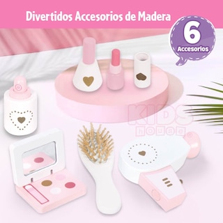 Foto 3 | Foto 3 | Kids House Princess Dream, Tocador De Juguete Con 3 Espejos, Salón De Belleza Para Niñas, Vanity Set, Incluye Banco Y Accesorios