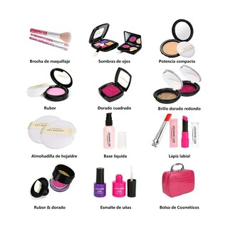 Foto 5 | Foto 5 | Estuche De Juguete Maquillaje Belleza Niña Lab.g Rosa