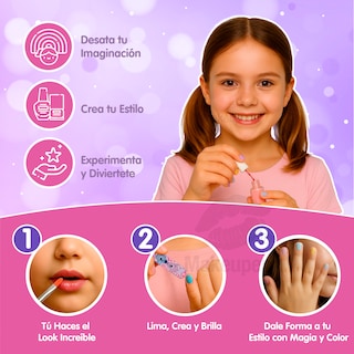 Foto 6 | Foto 6 | Estuche de Maquillaje Infantil Stitch con Espejo