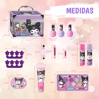 Foto 2 | Foto 2 | Estuche de Maquillaje Infantil con Diseño Kuromi