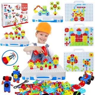 Foto 1 | Foto 1 | Juego De Brocas De Construcción Aotipol Stem Toy 232 Piezas Para Niños De 3 A 8 Años - Venta Internacional.