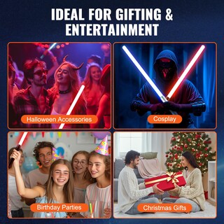 Foto 4 | Foto 4 | Dueling Lightsaber Vevor 2 En 1 Con 7 Colores Rgb Y Efectos De Sonido - Venta Internacional.